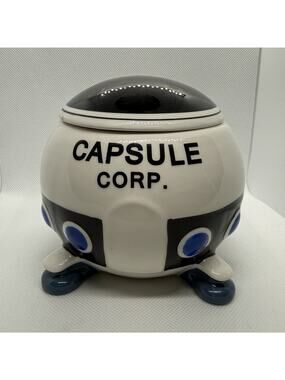Dragon Ball Z Capsule Corp 3D Mug ABYstyle Capsule Spaceship DBZ With Lid RARE
